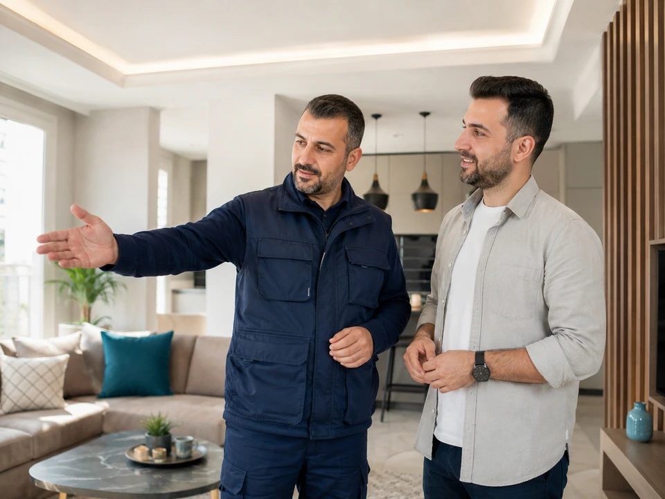 Müşteriyle iş kapsamını değerlendiren uzman